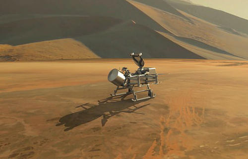 科学家们试图将无人机送到土星的卫星土卫六上