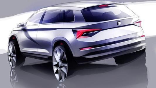 推出的Skoda Kodiaq GT的一些设计草图已经准备好在今年晚些时候首次亮相