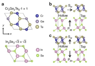 新研究提出了原子范德瓦尔斯异质结构的多铁性