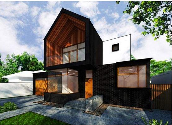 建筑师在墨尔本设计了具有复杂建筑风格的住宅