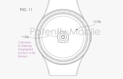 三星SmartWatch专利使用显示屏指纹传感器