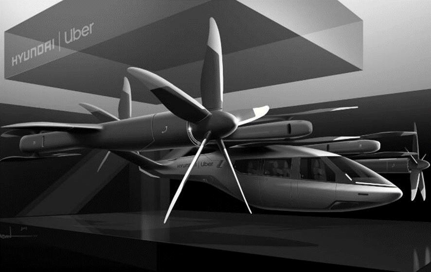 优步和现代计划开发可飞行的电动出租车