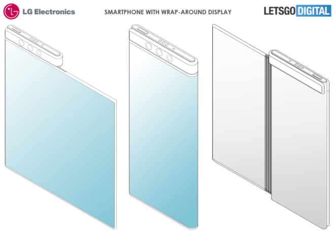 LG Patents智能手机具有灵活的环绕式显示屏