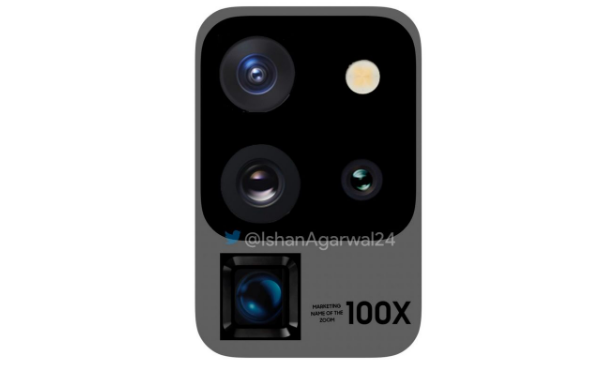 Galaxy S20 Ultra相机模块出现 确认100倍变焦