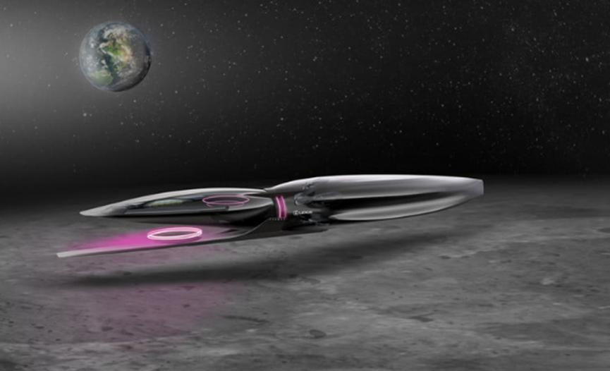 雷克萨斯概念车设想在2220年进行月球运输