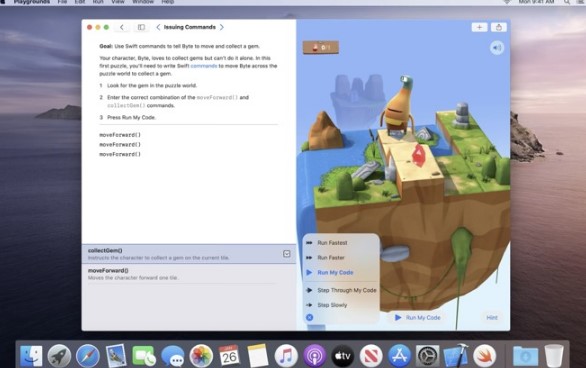 Swift Playgrounds的Catalyst版本在Mac App Store上启动
