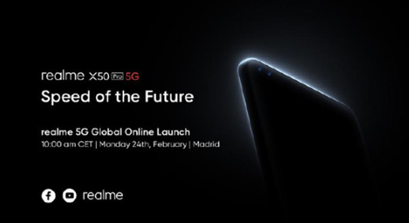 Realme确认Realme X50 Pro 5G搭载65W SuperDart