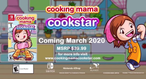 Cookstar可能会在2020年3月登陆Nintendo Switch