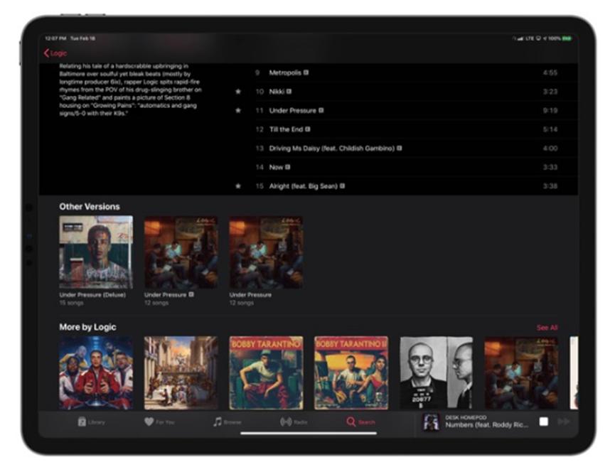 Apple Music通过显示其他版本来升级专辑目录