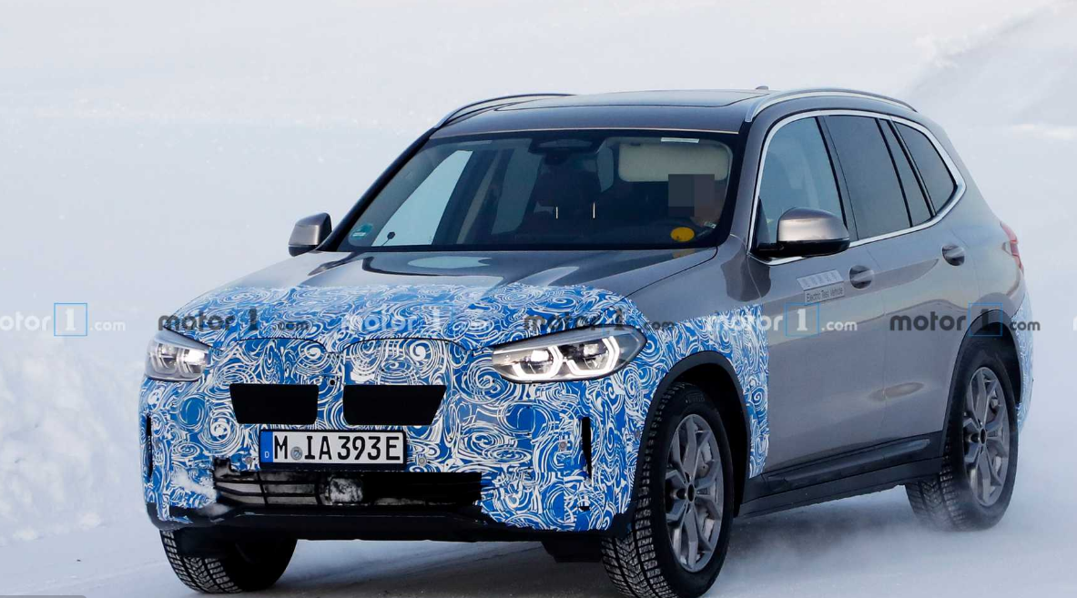 BMW iX3 Spied看上去几乎可以投入生产