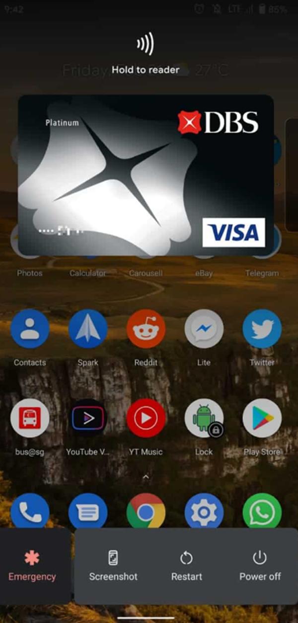电源菜单Google Pay选项出现在某些Pixel手机上