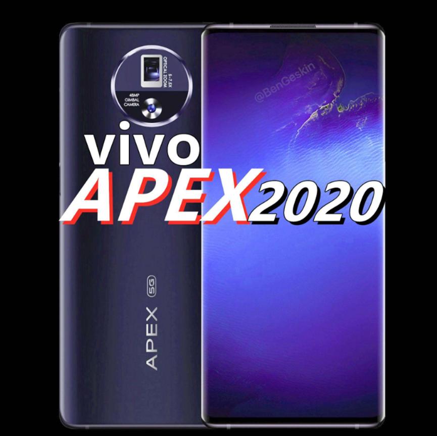 预计Vivo Apex 2020将配备6.45英寸显示屏两侧均具有120度曲线