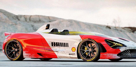 迈凯轮720S Speedster获得疯狂的万宝路赛车