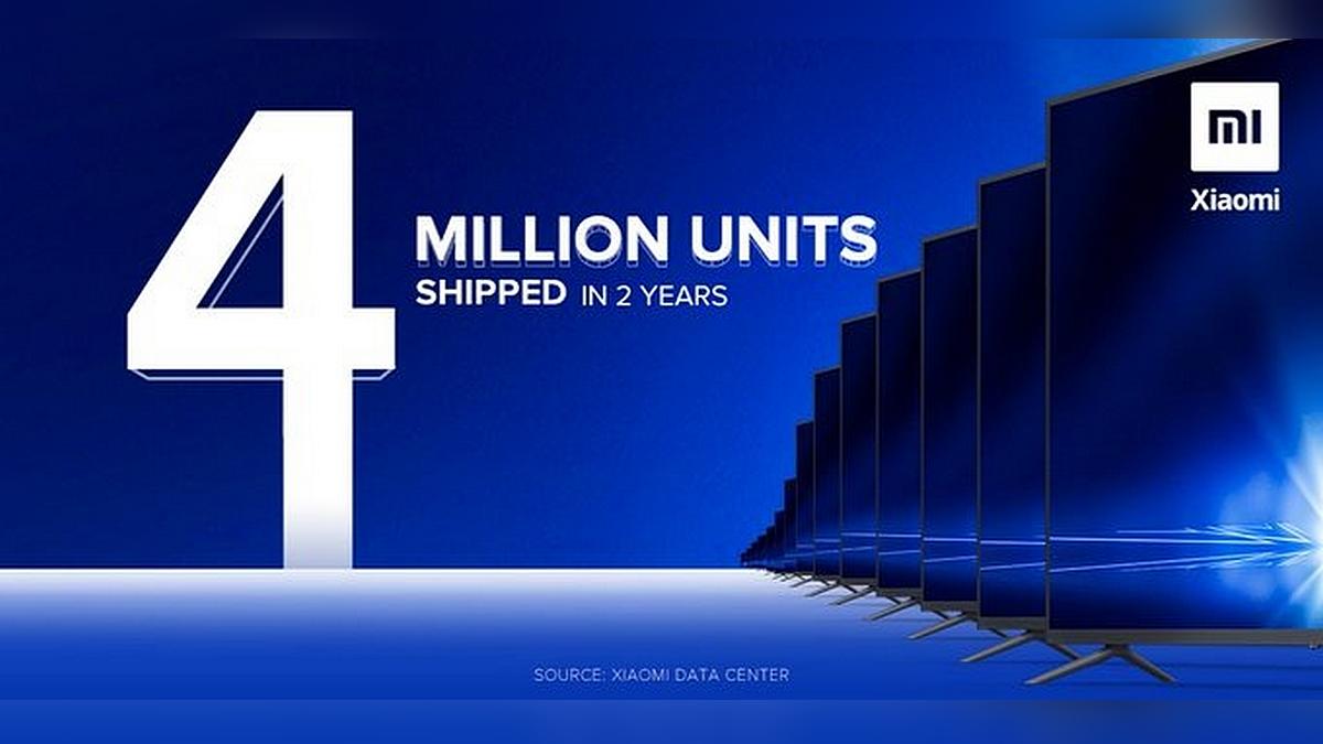 小米宣布，Mi TV的出货量在短短两年内就突破了400万部