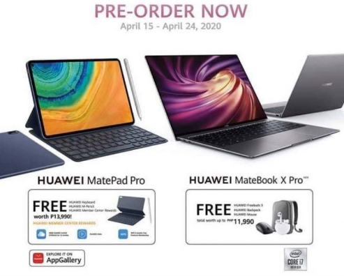 华为在菲律宾正式推出MateBook X Pro和MatePad Pro