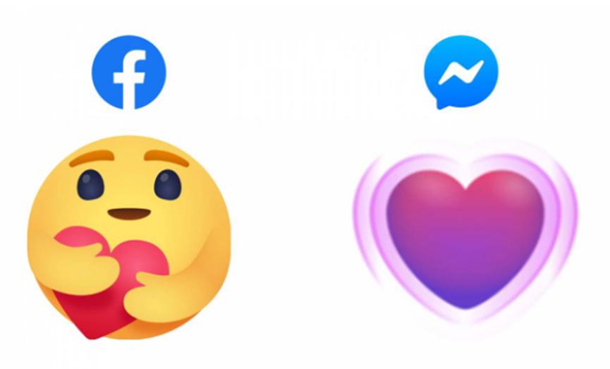 Facebook的最新反应表情符号拥抱了你以示关心