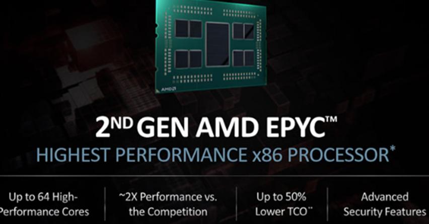 Dell EMC HPE Lenovo等添加了对AMD EPYC 7Fx2的支持
