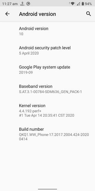 华硕ZenFone Max Pro M1收到2020年4月安全补丁的第二次Android 10 Beta更新