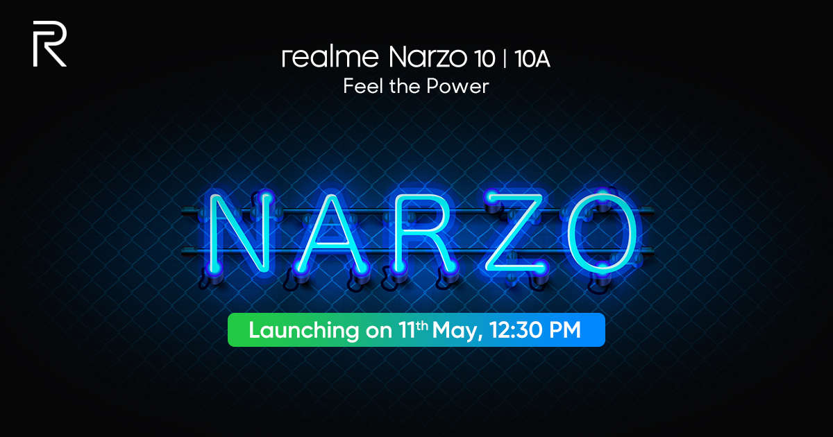Realme Narzo 10和Narzo 10A India的发布日期已公布，活动将在线播出