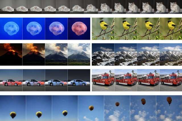 训练AI在照片中生成各种姿势和颜色的物体和动物