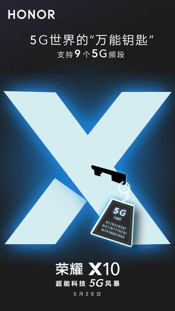 荣耀X10将成为5G世界的“万能钥匙”