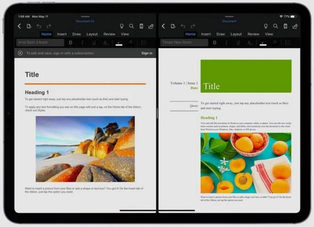 Microsoft在iPad上将分割视图带到Microsoft Word和PowerPoint
