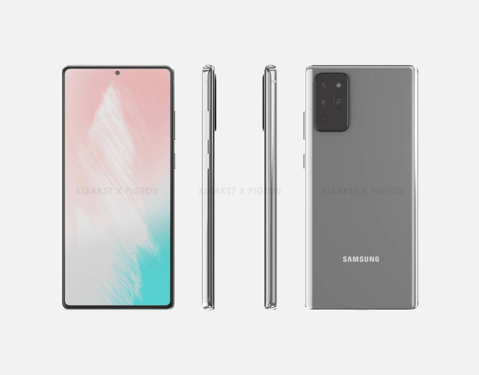 Galaxy Note 20渲染器有一个可疑的S Pen更改