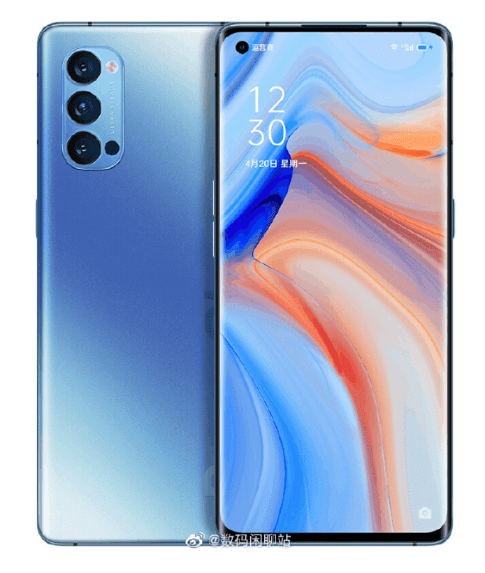 OPPO RENO 4系列以3D曲面显示屏和三重后置摄像头出现在TENAA上