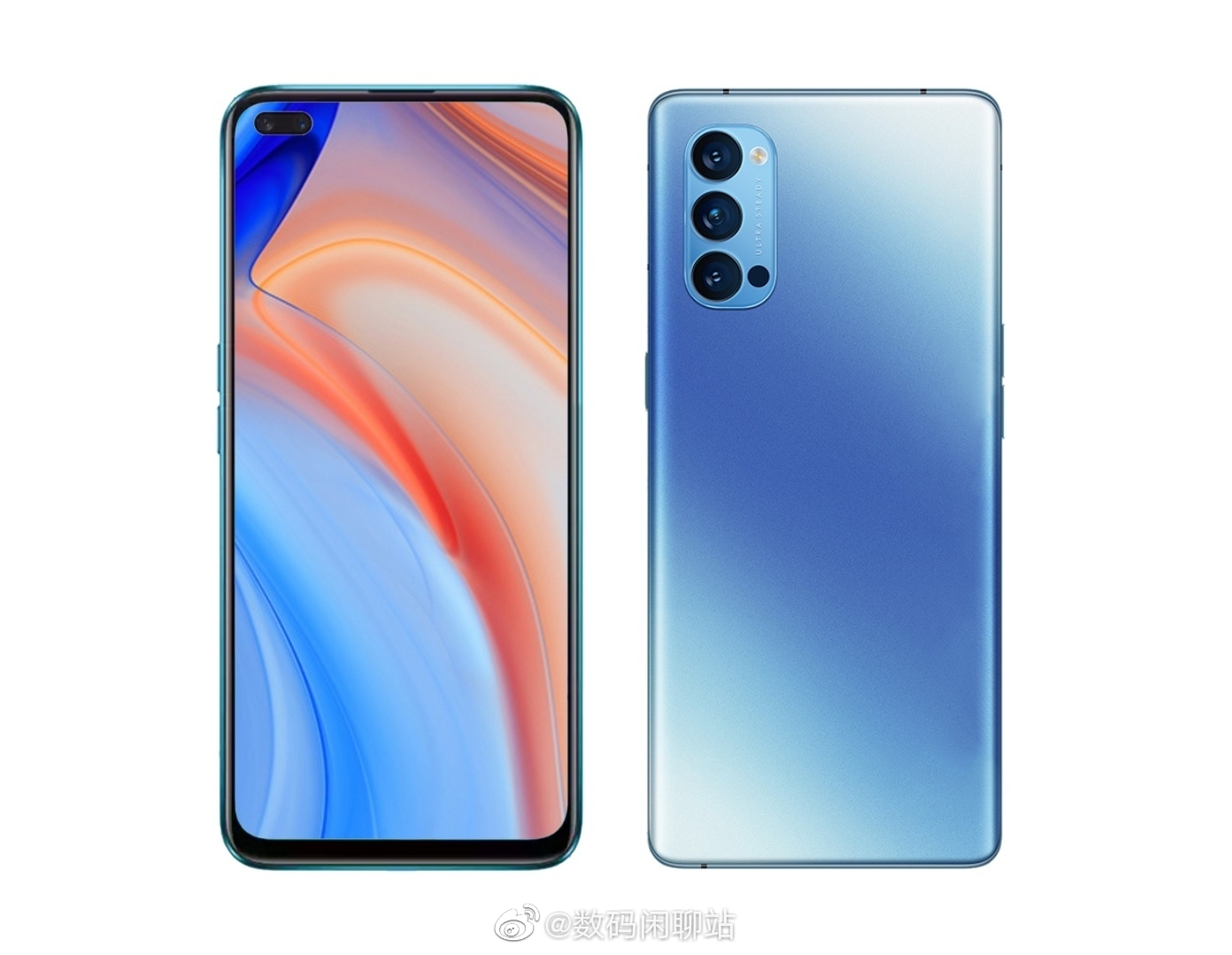 OPPO Reno4渲染和规格出现