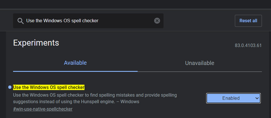 如何在谷歌浏览器上启用Microsoft的Windows拼写检查