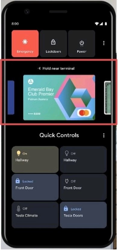Android 11电源菜单将提供对智能家居控件和钱包的快速访问
