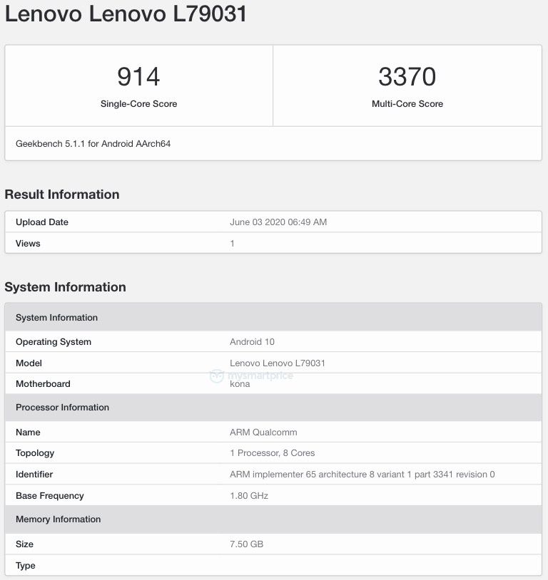 联想军团游戏手机的Geekbench列表出现；可能在本月亮相