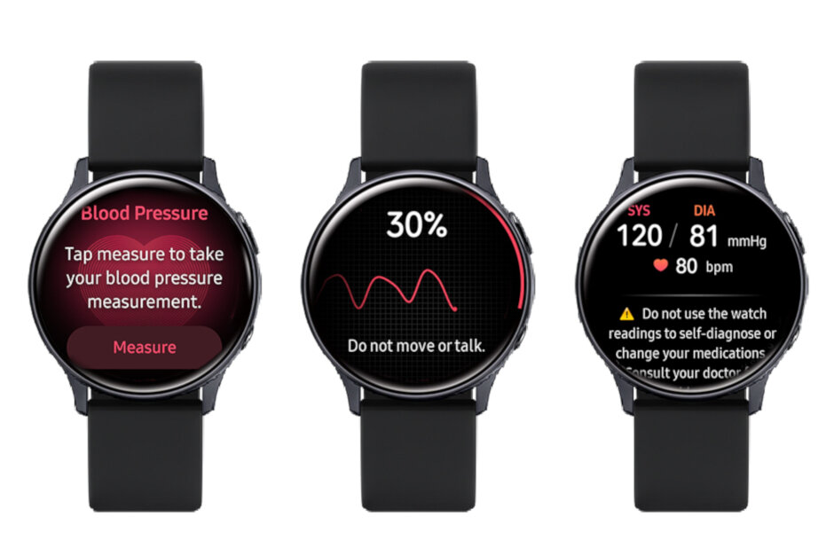 三星Galaxy Watch Active2通过血压测量获得新的Health Monitor应用程序