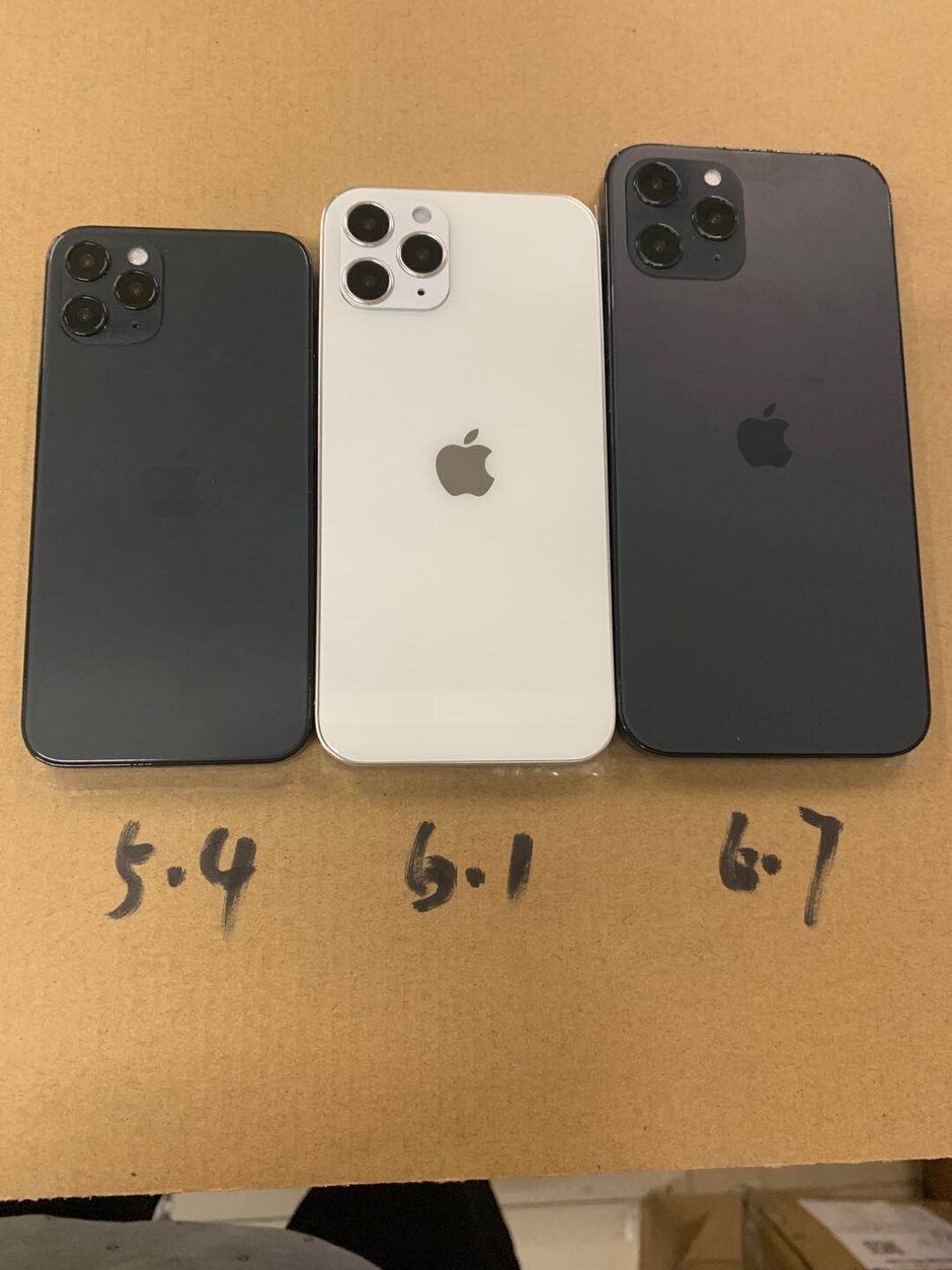 虚拟单位揭示了三种不同的5G Apple iPhone 12屏幕尺寸