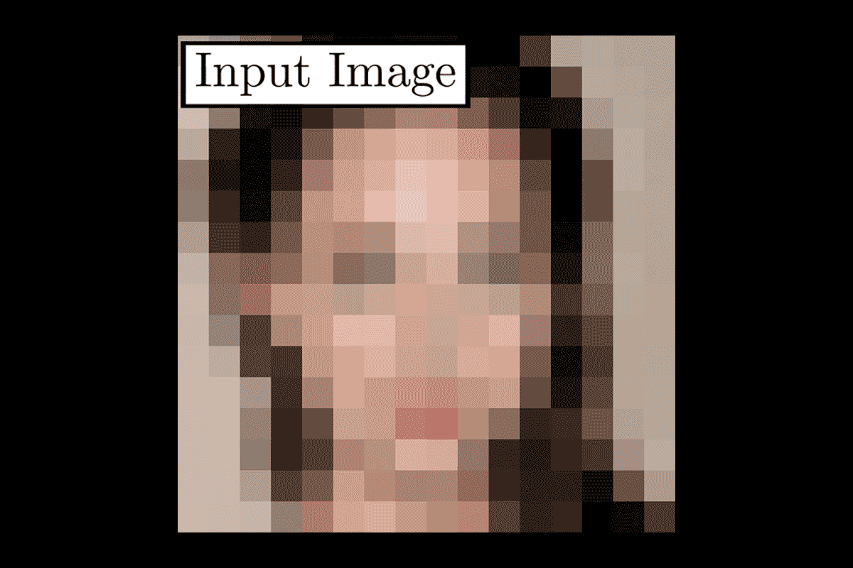 AI工具将低像素的面孔变成逼真的图像