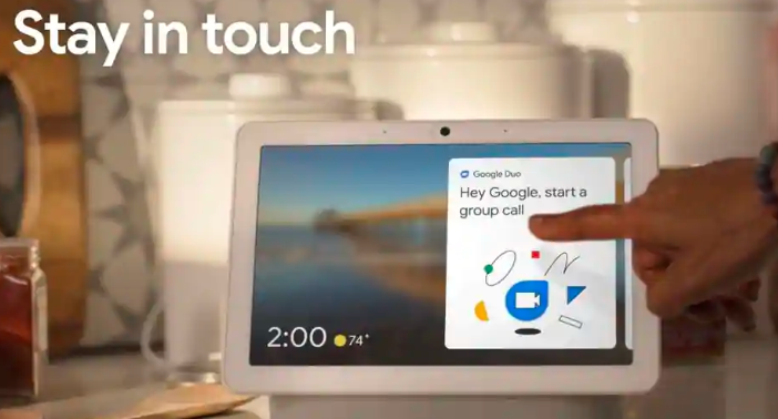 科技资讯:Google Nest Hub Max现在支持Duo和Meet群组视频通话