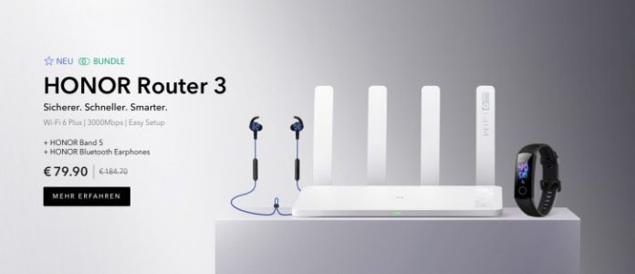 在欧洲推出具有WiFi 6+支持的Honor Router 3