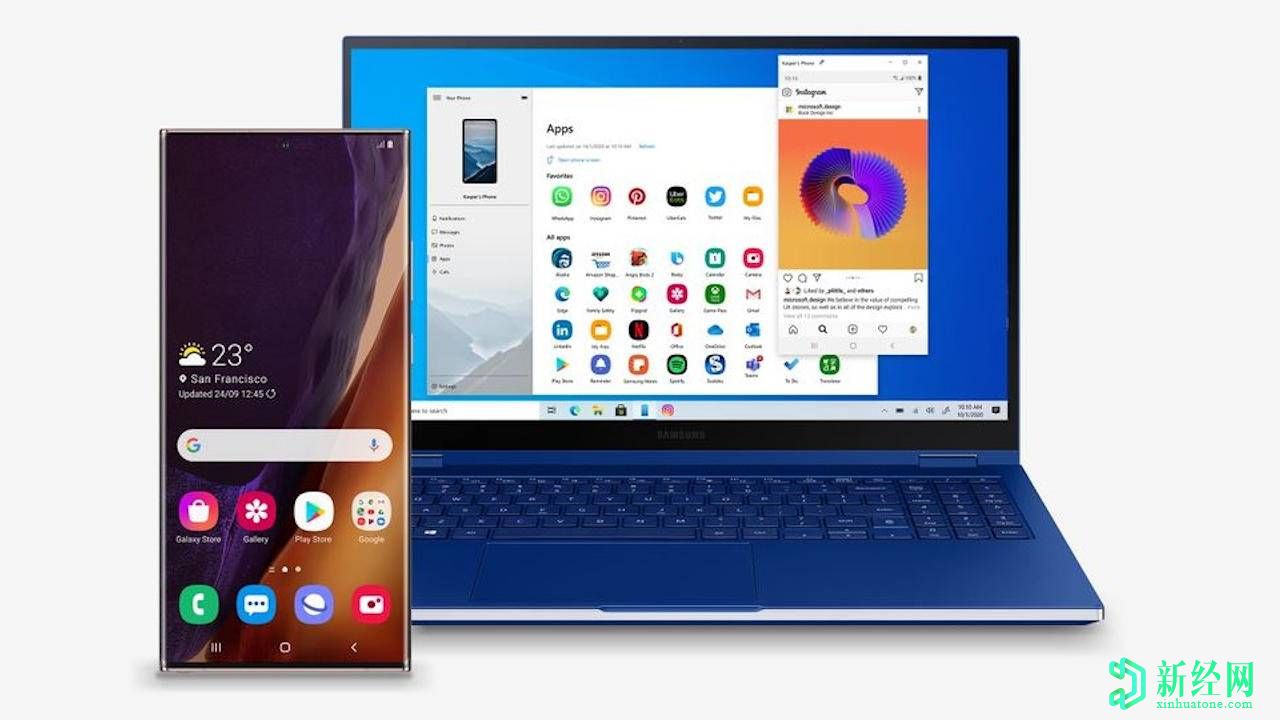 三星Galaxy Note 20应用将像本机应用一样在Windows中运行
