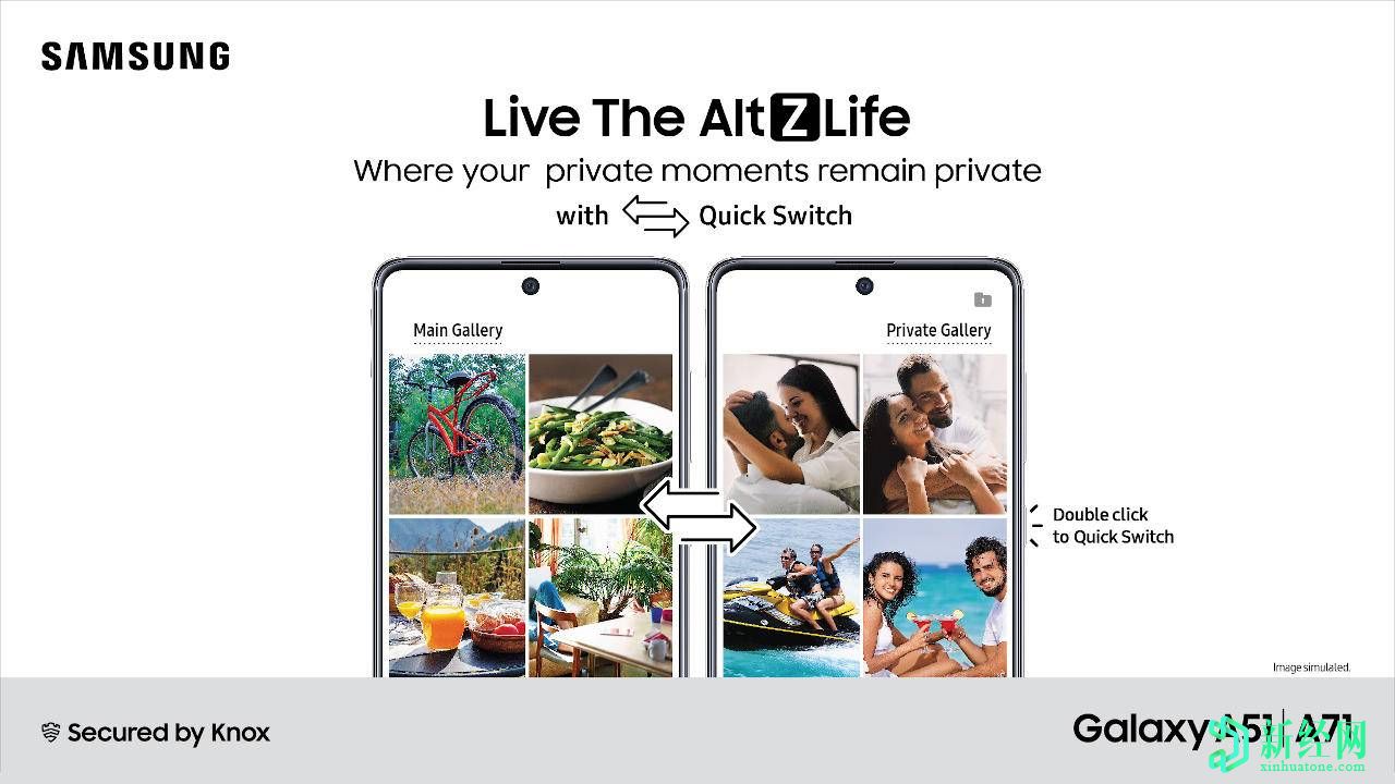 三星Galaxy A71，Galaxy A51通过新的隐私模式开关获得AltZLife更新