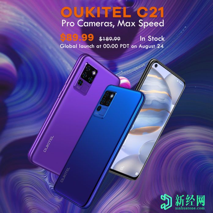 Oukitel C21智能手机的全球销售将于8月24日开始，价格为89.99美元