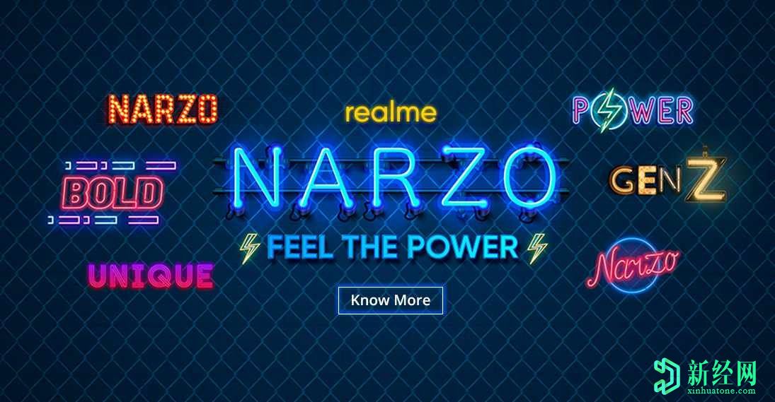 Realme Narzo 20和Narzo 20 Pro即将推出