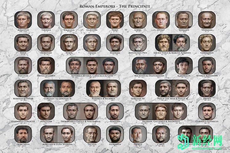 VR专家使用人工智能创造罗马皇帝的逼真肖像