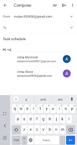 Gmail Android版获得了方便的快捷方式来添加电子邮件收件人