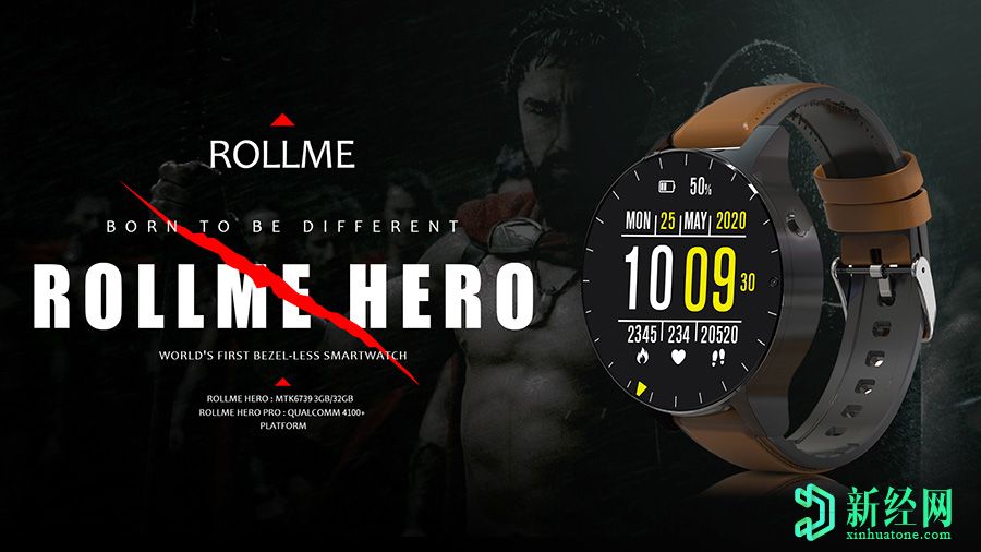 Rollme Hero Pro配备高通Snapdragon Wear 4100+芯片