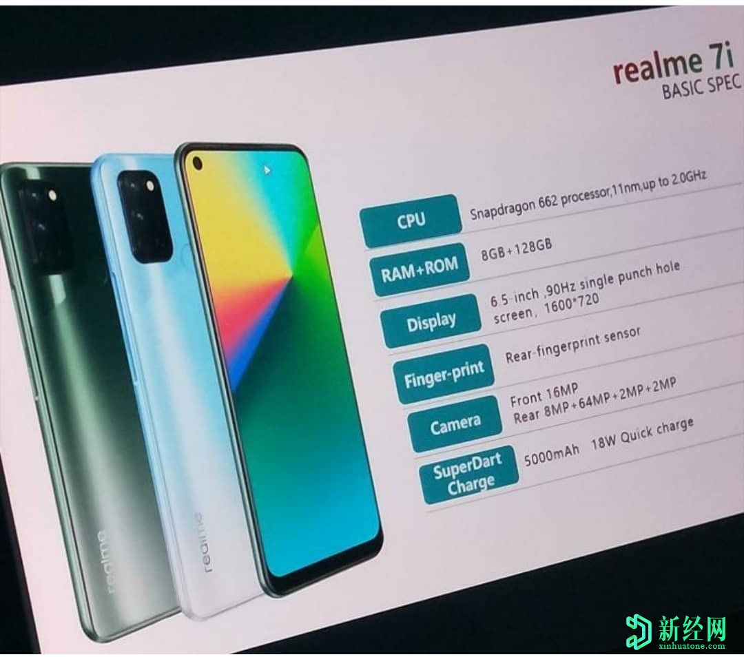 Realme 7、7i将于9月17日发布；Realme 7i的完整规格并导致泄漏