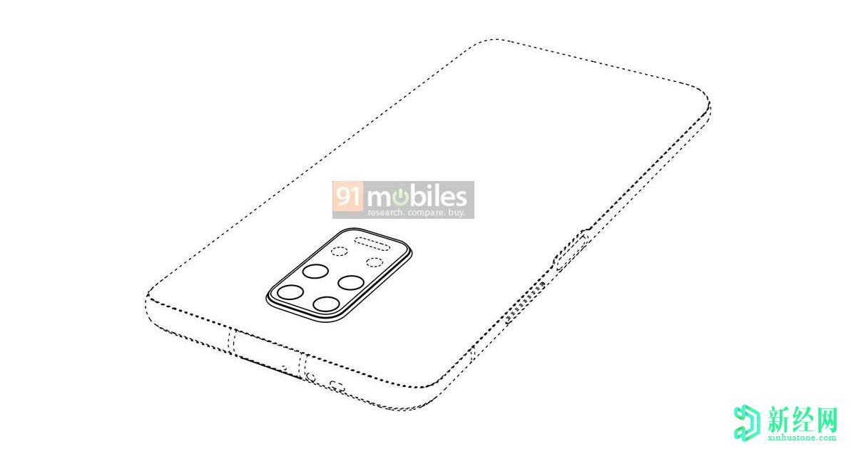 华为设计专利显示了类似Redmi Note 9的后置摄像头布局