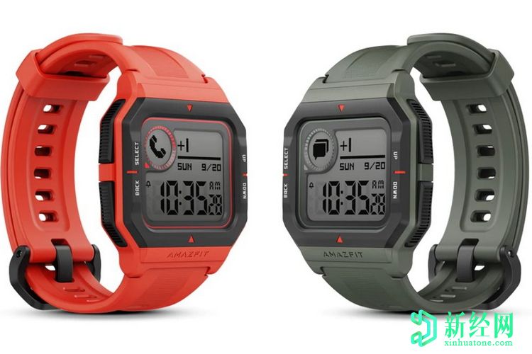 花蜜在中国推出具有复古设计的Amazfit Neo Smartwatch