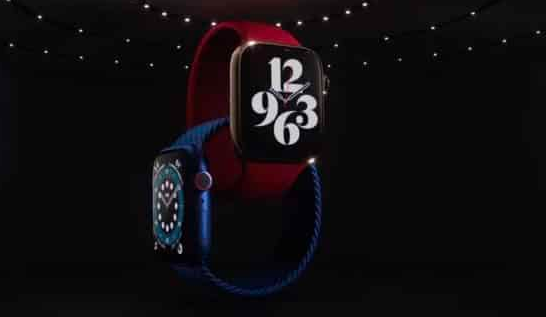 Apple Watch Series 6有新的颜色和功能