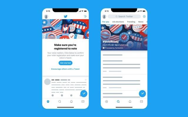 Twitter做出了“有史以来最大的推动”以鼓励美国选民登记