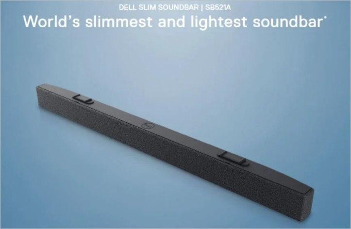 戴尔Slim Soundbar亮相最轻薄的条形音箱